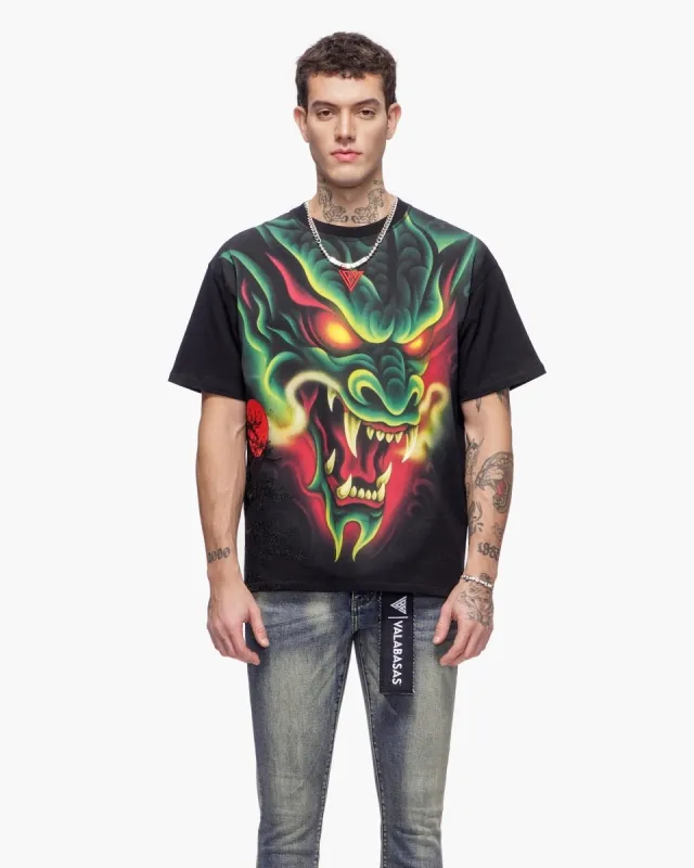 Night Serpent Tee Black made by valabasas