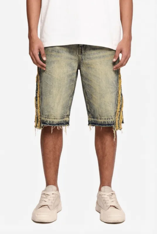 Wrap Dirty Blue Shorts made by valabasas