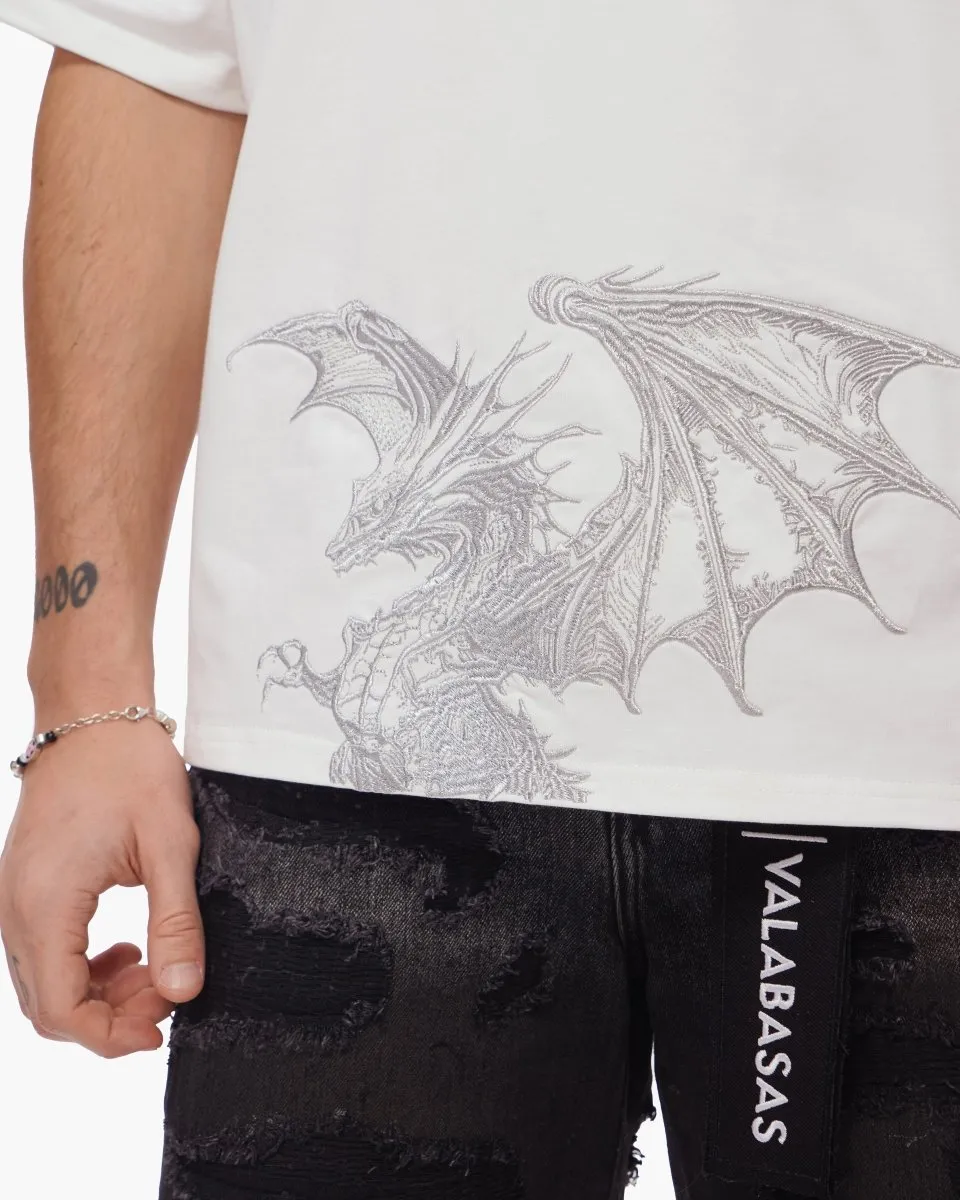 Kunji Tee White Silver sold by valabasas product image thumbnail 2