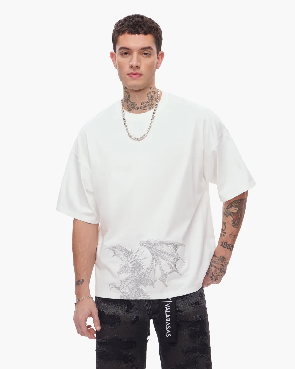 Kunji Tee White Silver sold by valabasas product image thumbnail 5