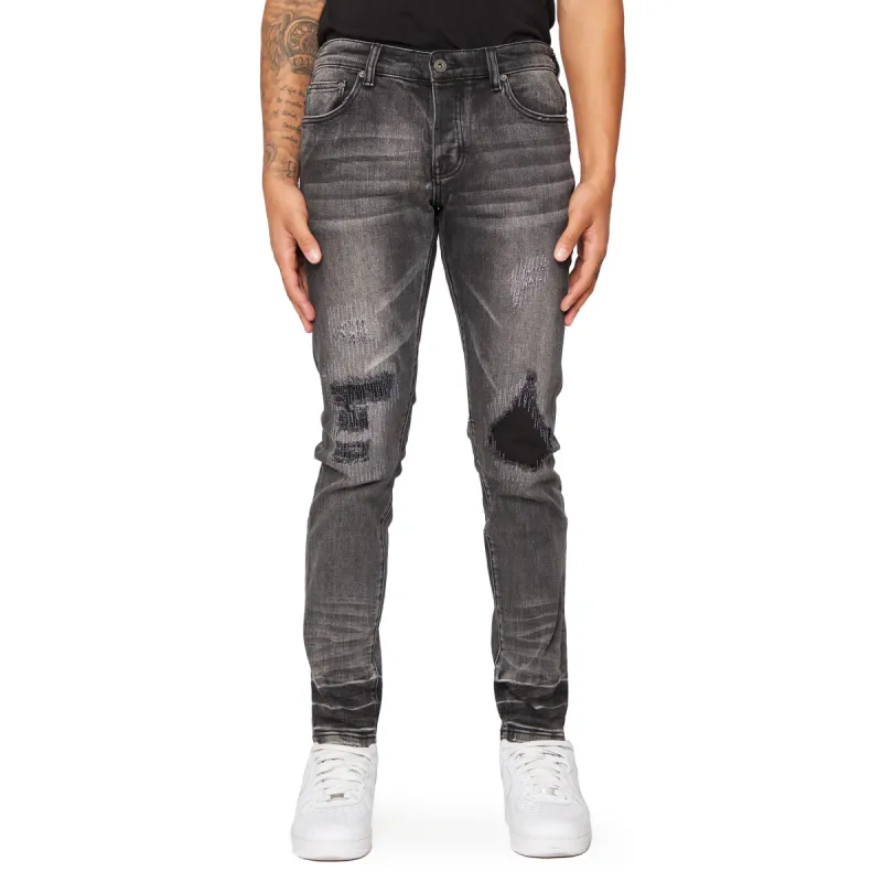 “RIVAL” LAVATO NERO SKINNY JEAN sold by valabasas