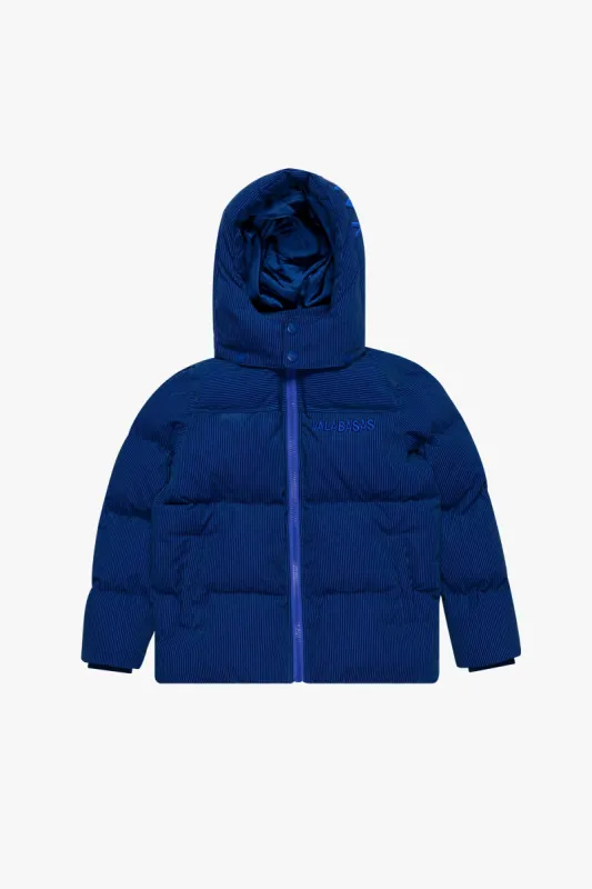 "GOYO" BLUE PUFFER JACKET sold by valabasas