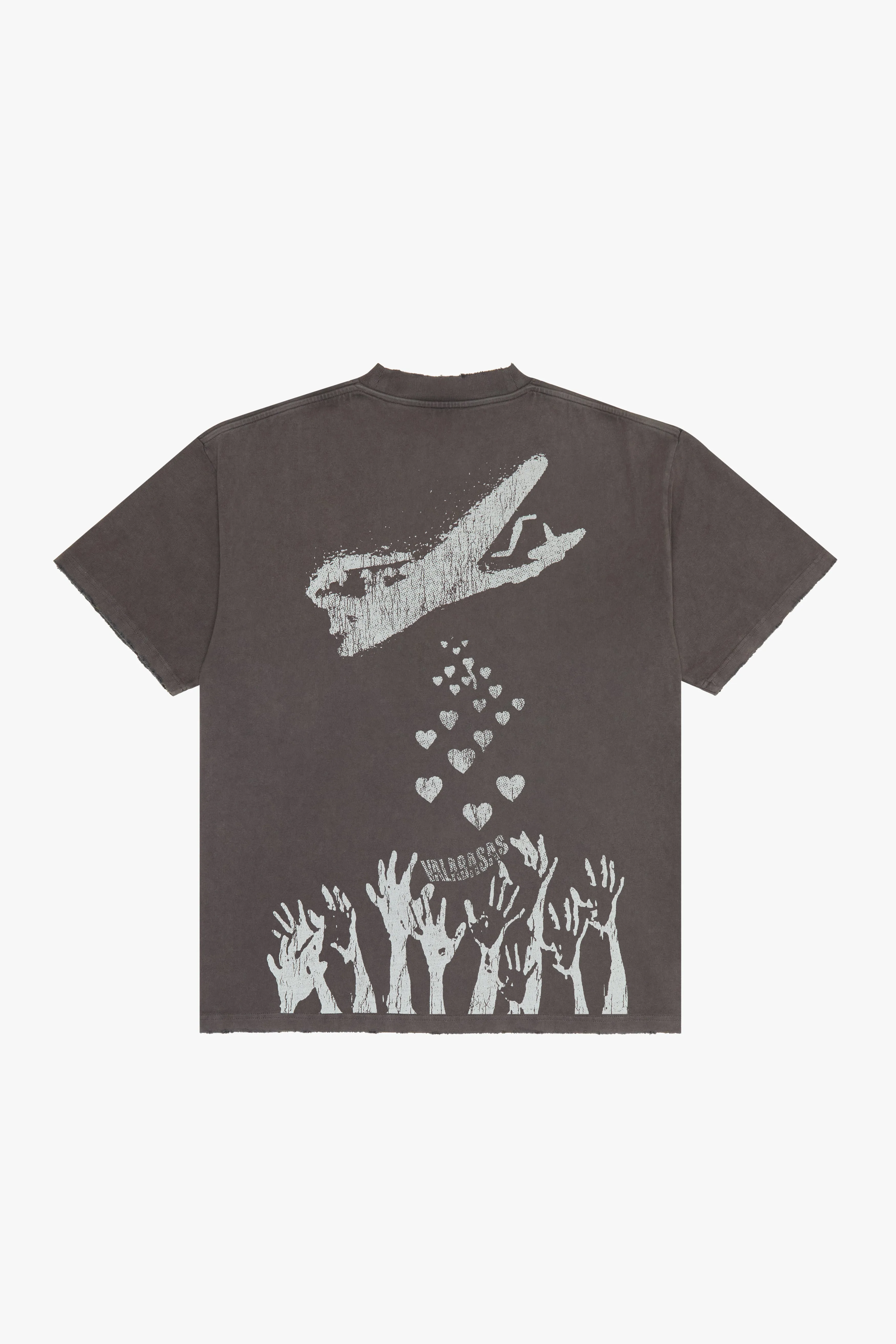 "SEND LOVE" VINTAGE BLACK TEE sold by valabasas product image thumbnail 3