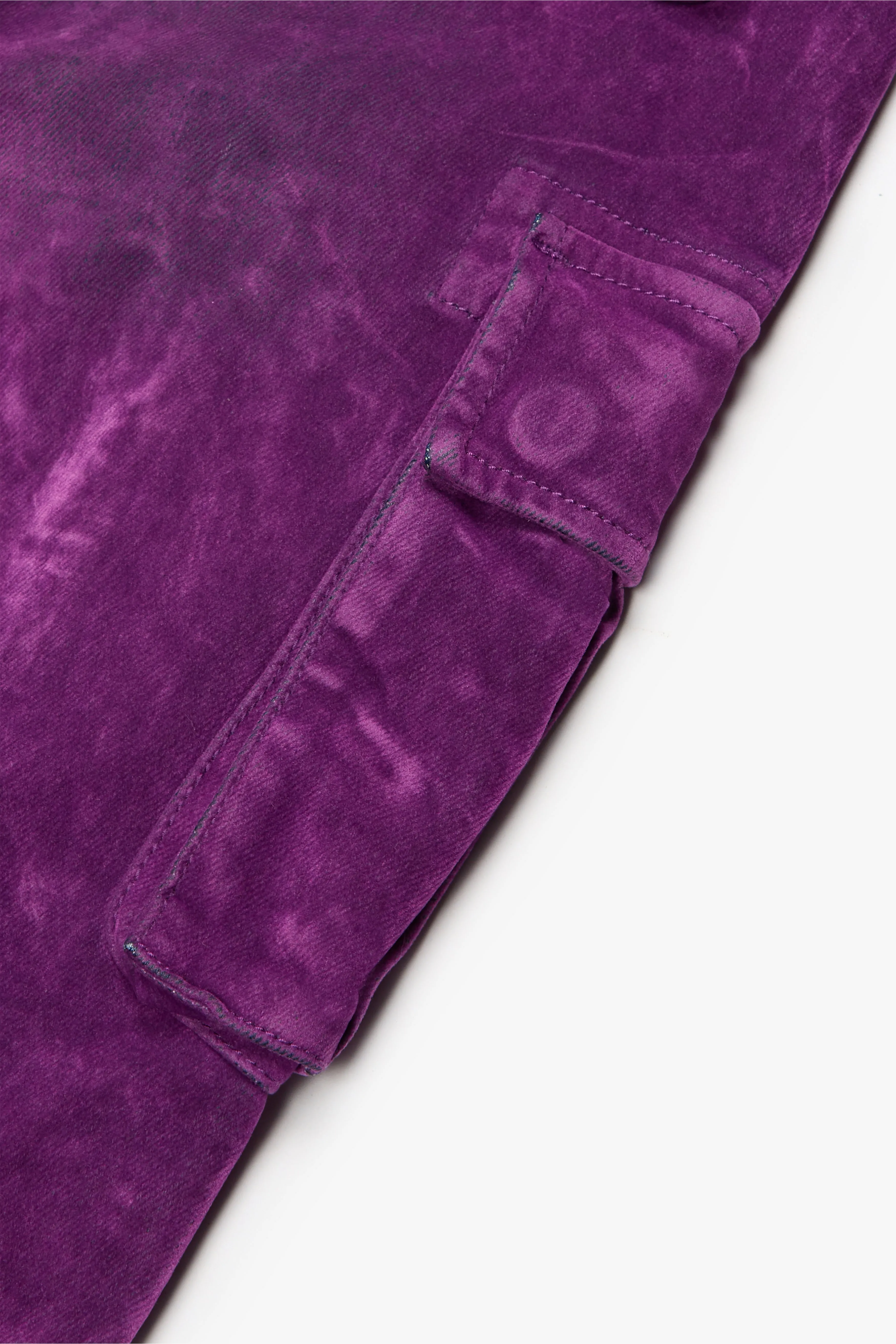 "LUXE" SUEDE SKINNY JEAN PURPLE sold by valabasas product image thumbnail 4