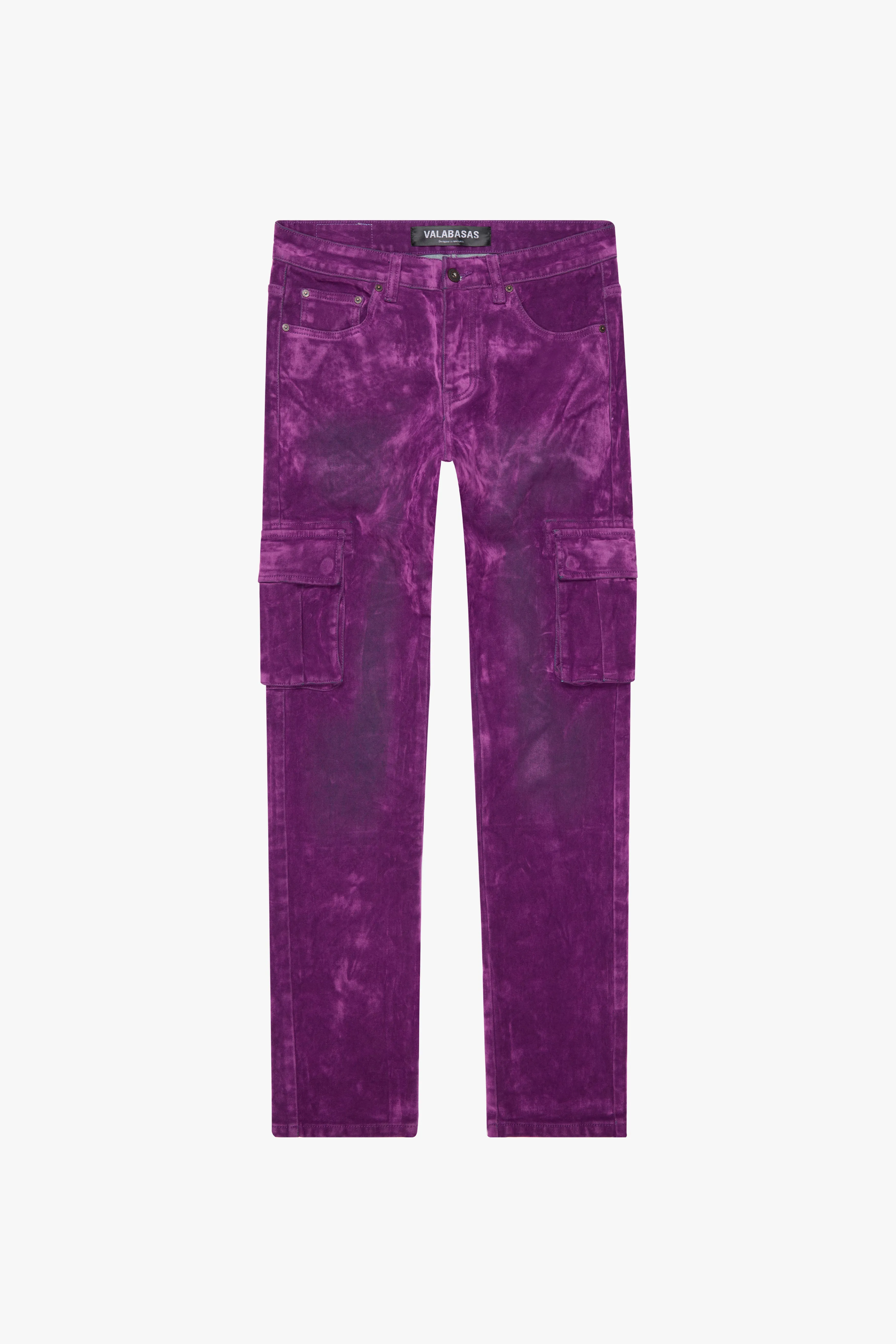 "LUXE" SUEDE SKINNY JEAN PURPLE sold by valabasas
