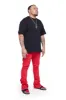 VALABASAS JEANS “ART” RED WASHED sold by valabasas