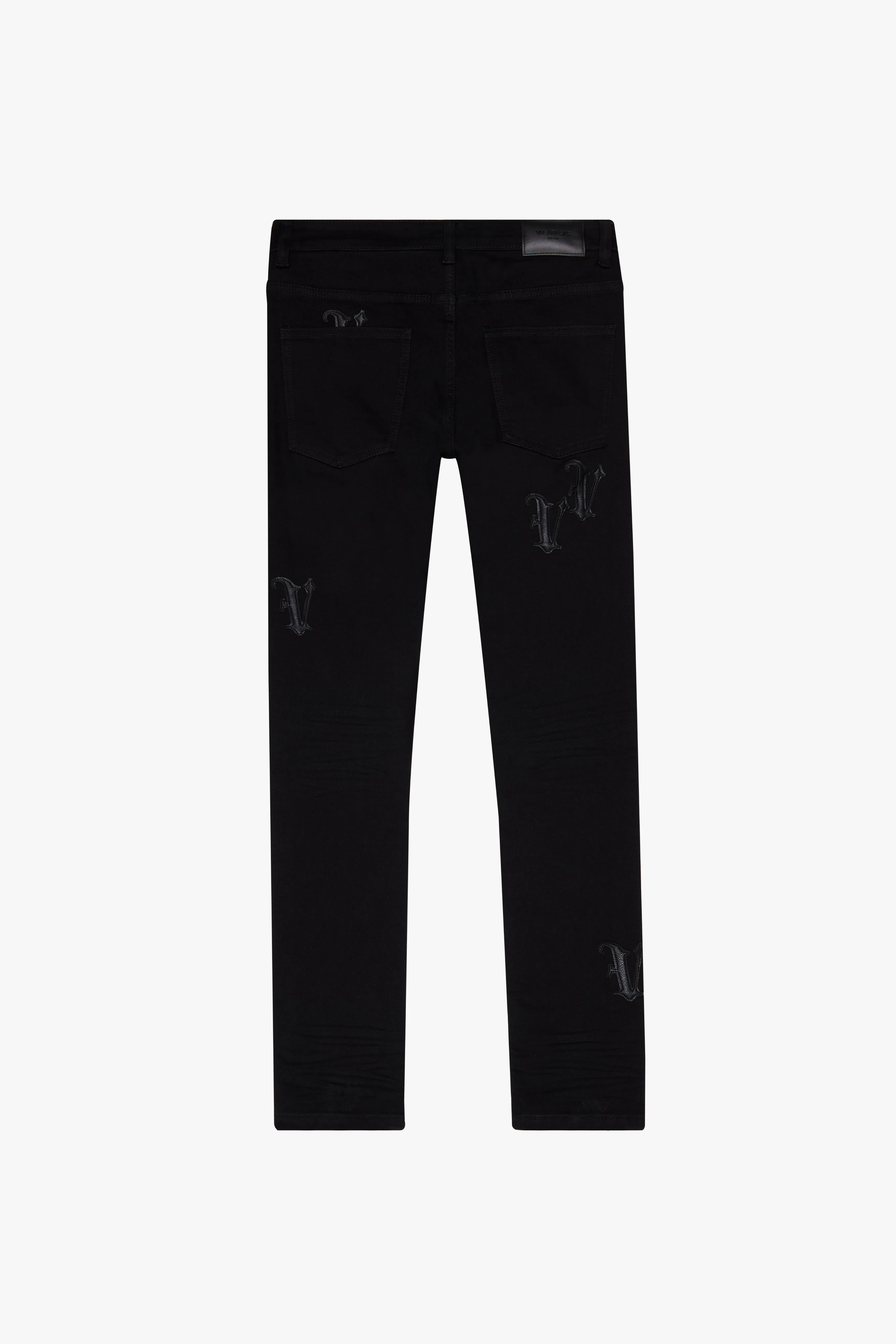 "NIMBUS" BLACK SKINNY JEAN sold by valabasas product image thumbnail 3