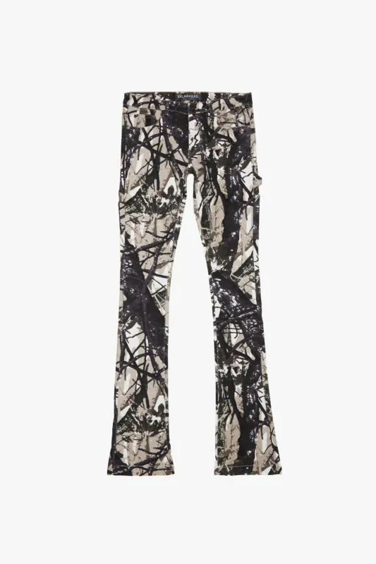 "MR. EXTENDO" FOREST GREEN SUPER STACKED FLARE sold by valabasas