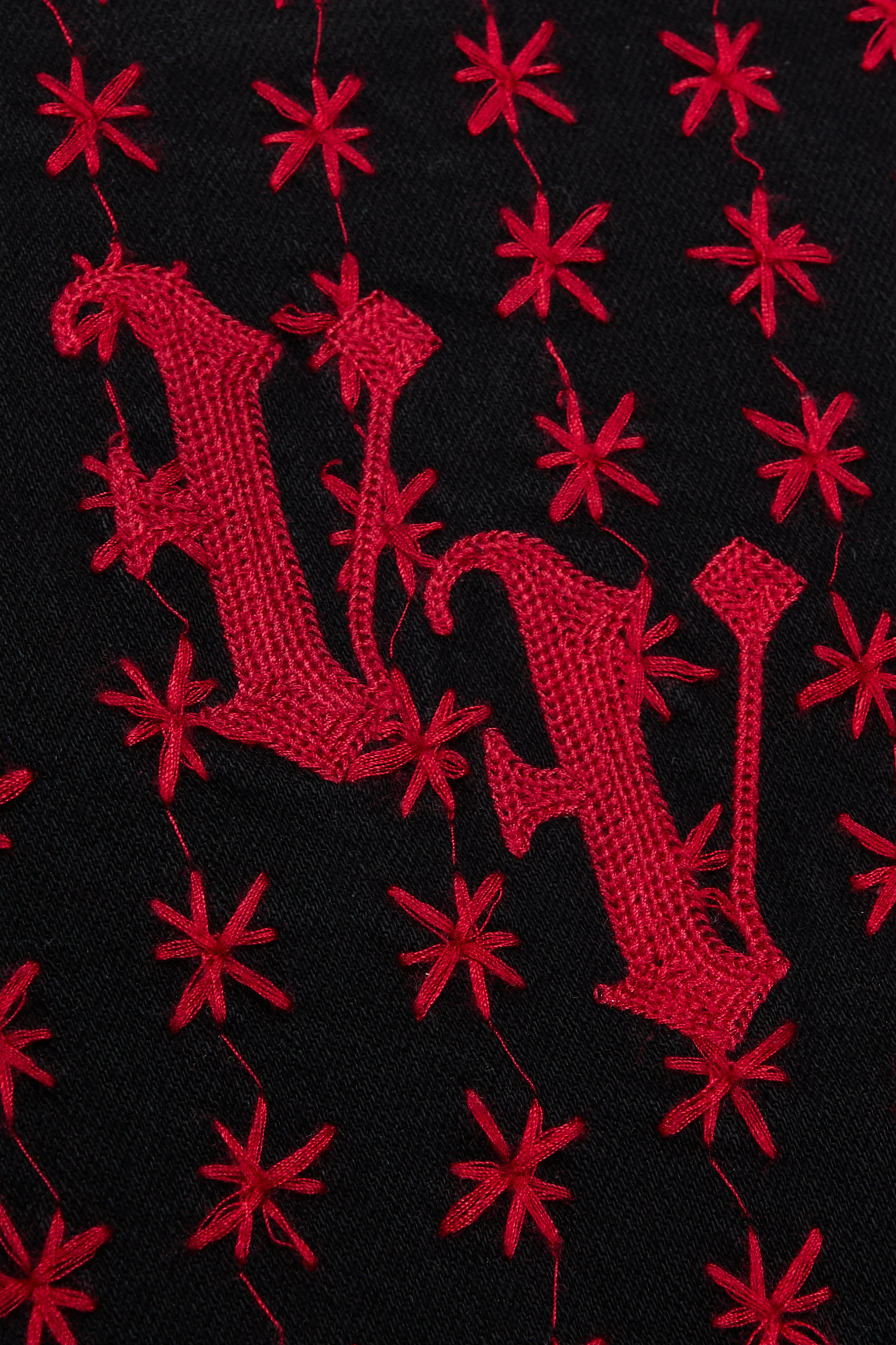 "ASTERISK" STACKED FLARE BLACK / RED sold by valabasas product image thumbnail 3