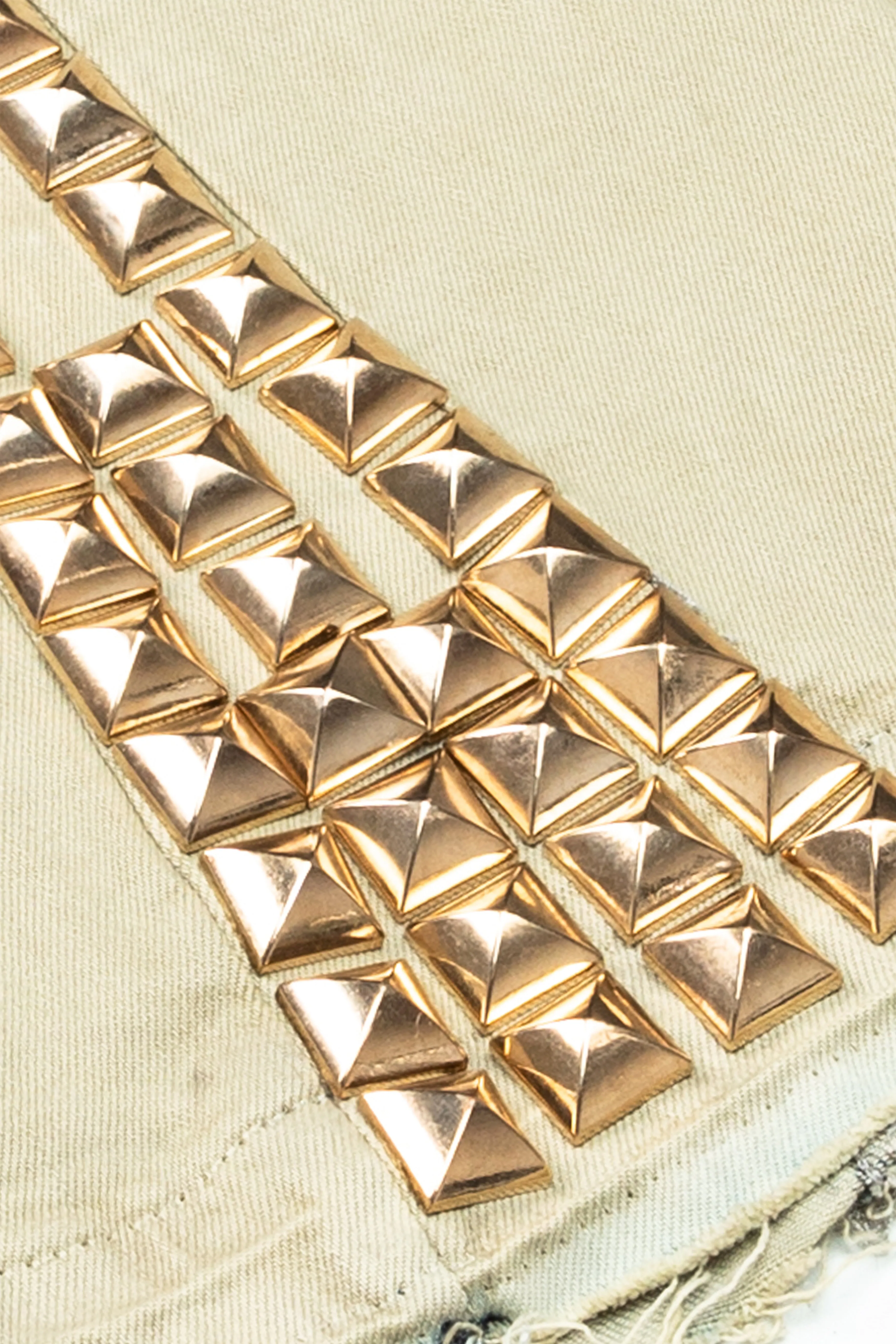 "GLAZ" STACKED FLARE JEAN SISAL sold by valabasas product image thumbnail 2