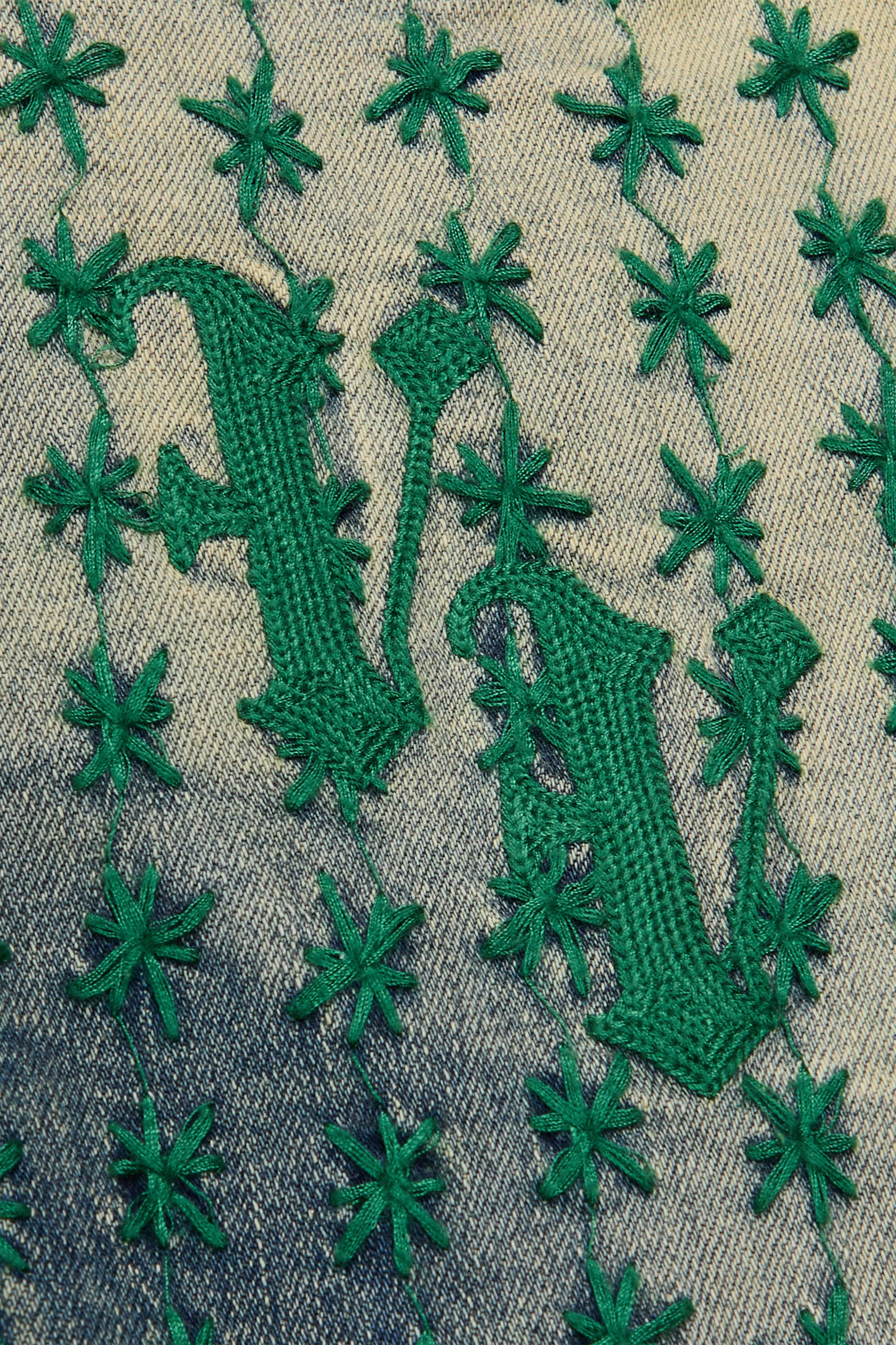 "ASTERISK" STACKED FLARE BLUE/GREEN sold by valabasas product image thumbnail 2