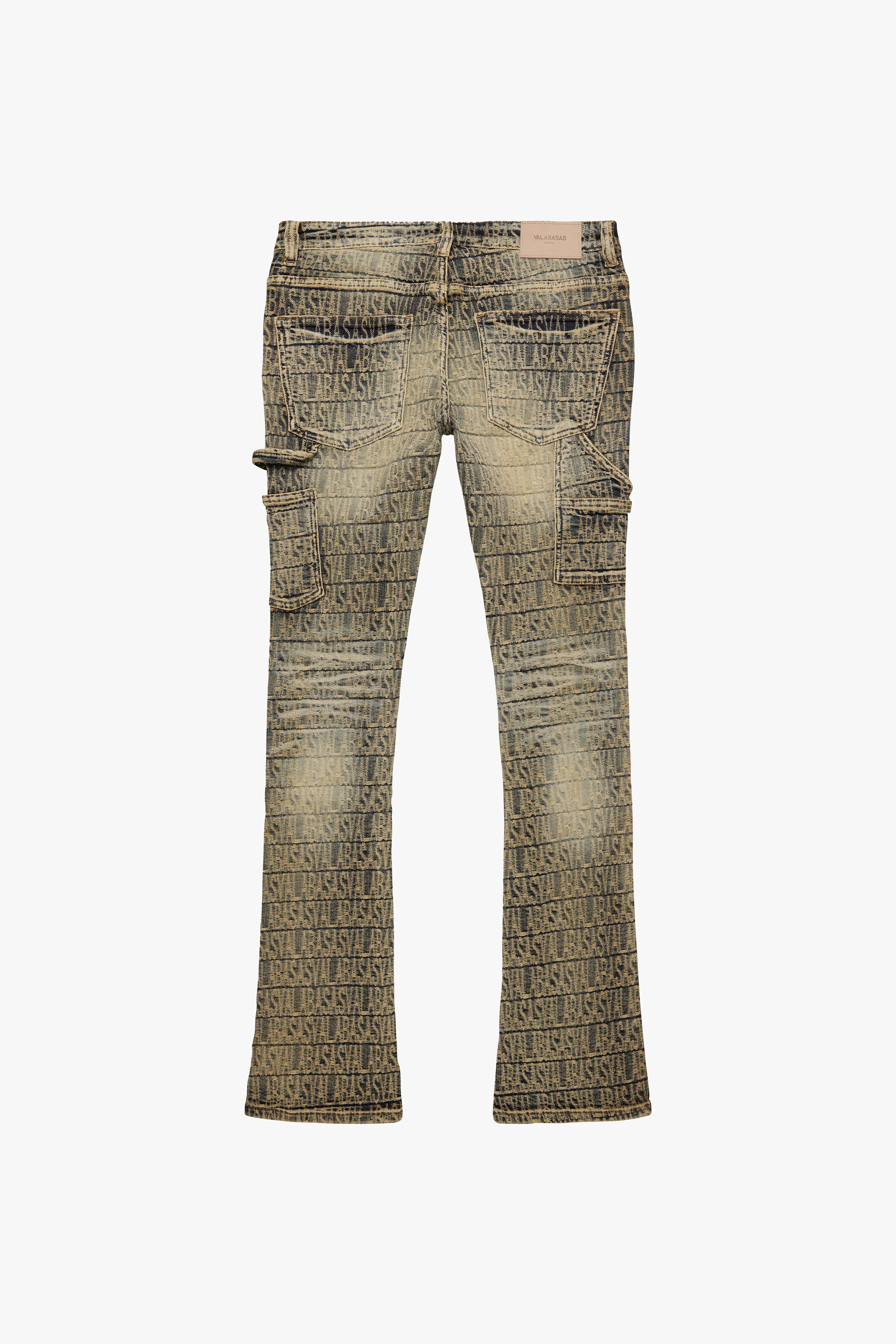 "IMPRINT” VINTAGE WASH STACKED FLARE JEAN sold by valabasas product image thumbnail 3