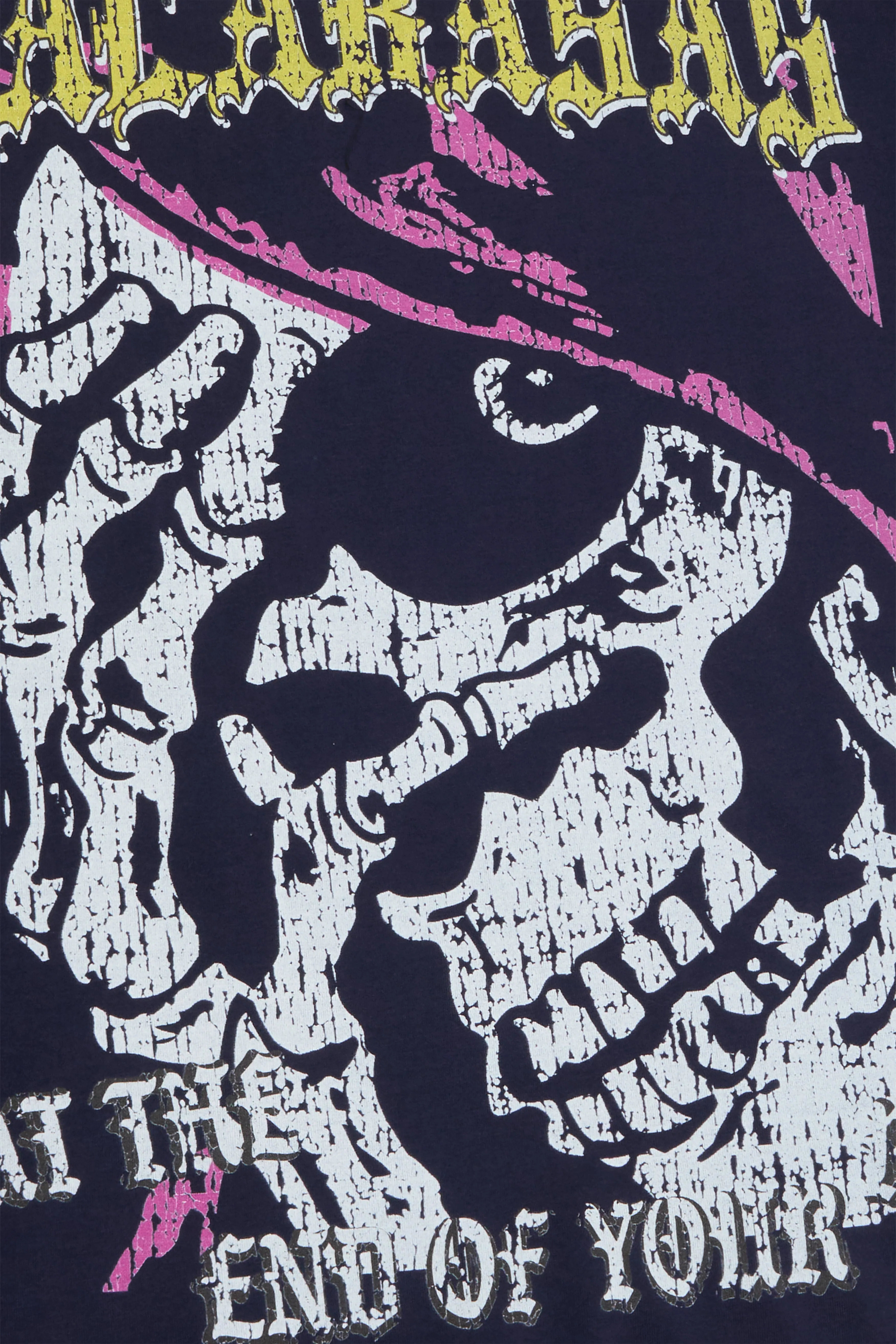 "LESS STRESS" DEEP ROYAL BLUE TEE sold by valabasas product image thumbnail 2