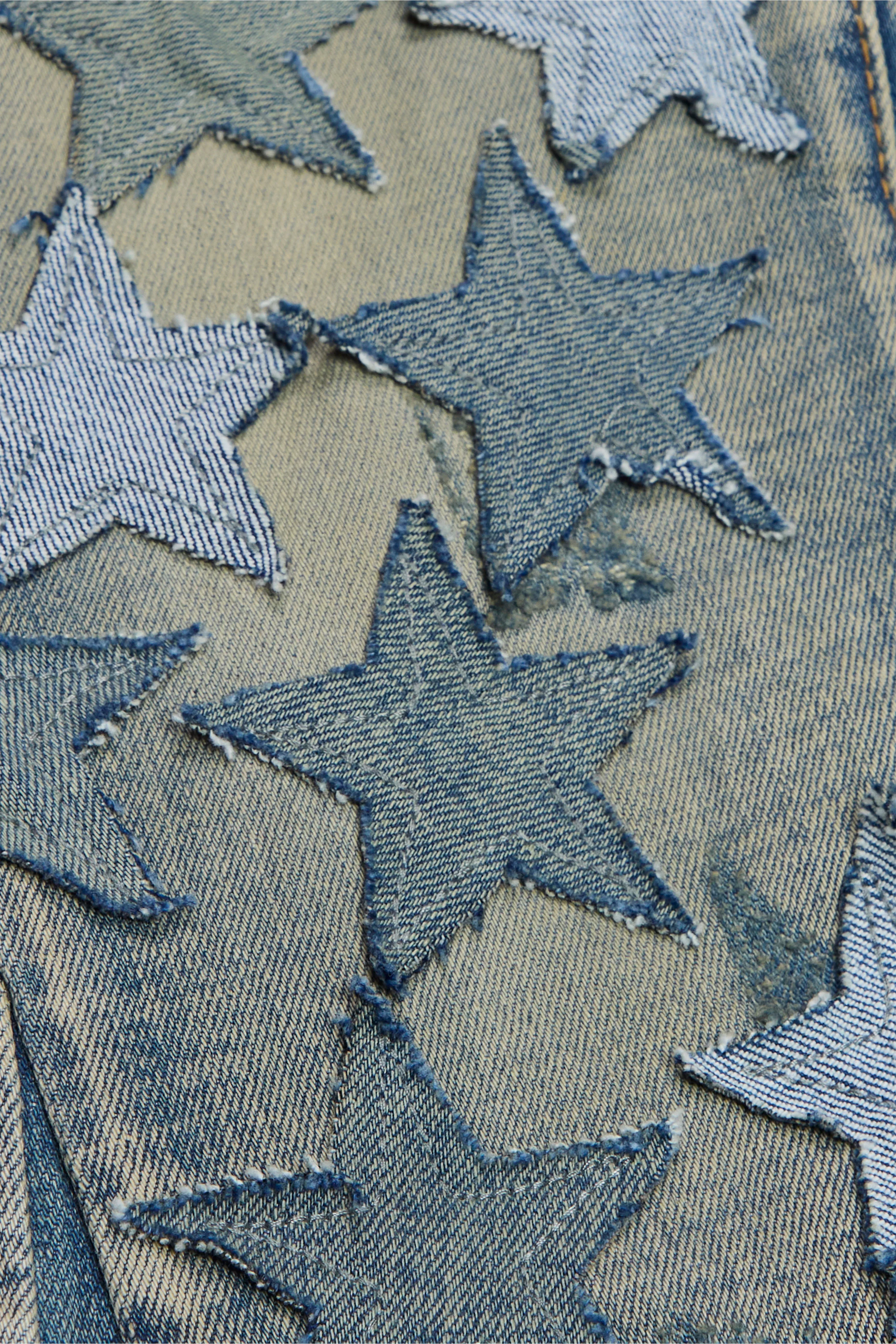 "V-STARS” VINTAGE WASH STACKED FLARE JEAN sold by valabasas product image thumbnail 2
