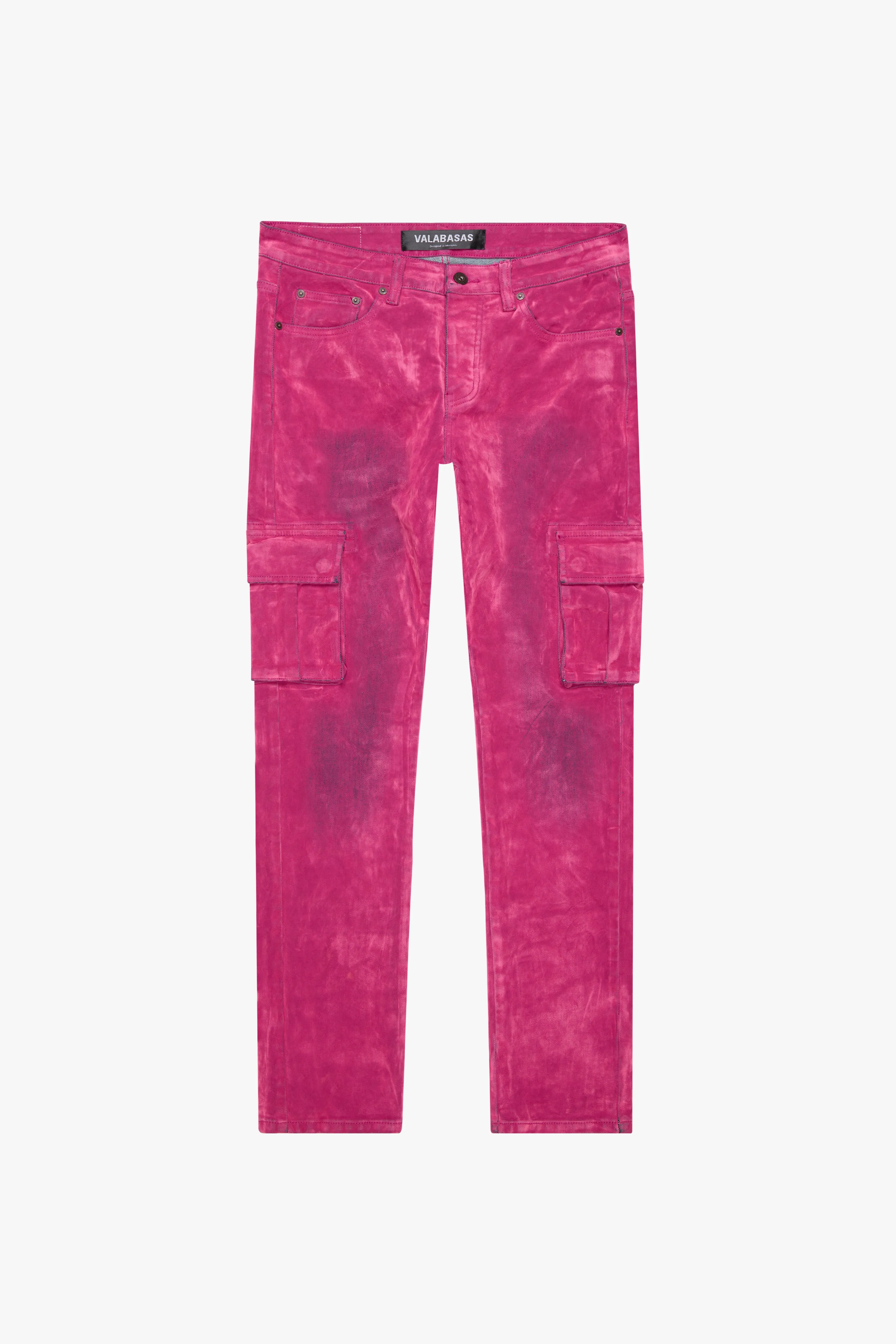 "LUXE" SUEDE SKINNY JEAN PINK sold by valabasas