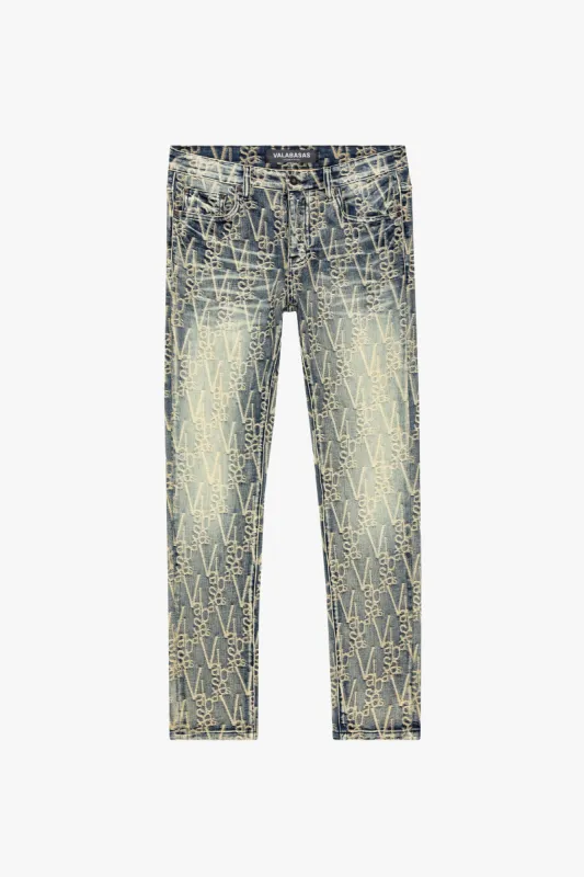 "V-INK" BLACK DIRTY VINTAGE SKINNY JEAN sold by valabasas