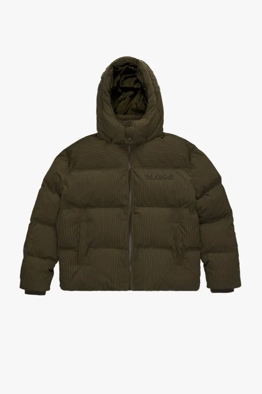 "GOYO" GREEN  PUFFER JACKET sold by valabasas