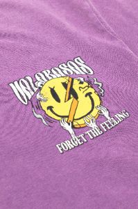 "FORGET IT" VINTAGE PURPLE TEE sold by valabasas