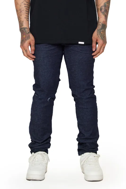 "MR CLEAN 2.0” SKINNY JEAN INDIGO sold by valabasas