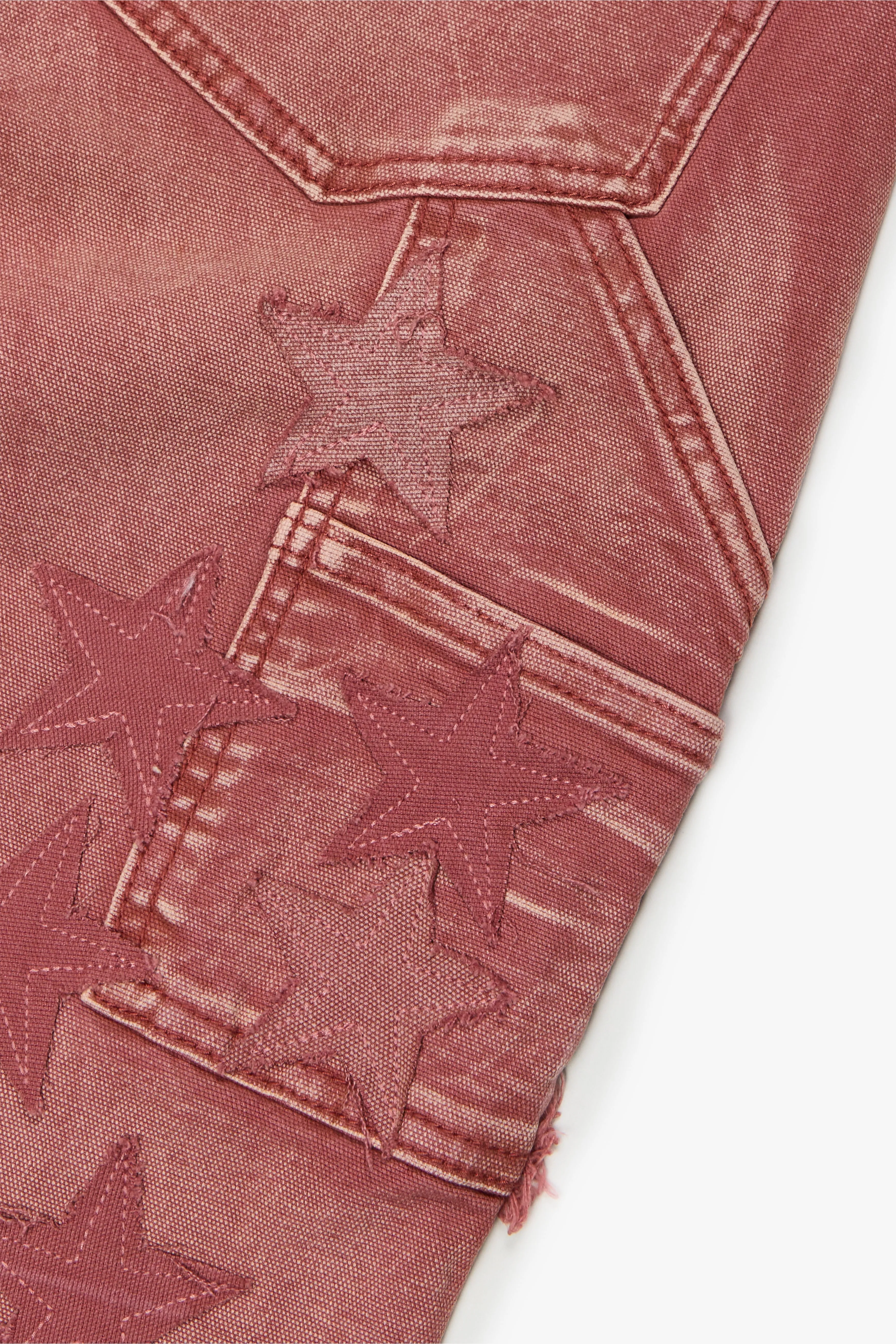 "V-STARS” STACKED FLARE JEAN SUNSET ORANGE sold by valabasas product image thumbnail 4