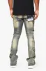 "POCROS" SUPER STACKED FLARE JEAN DIRTY VINTAGE WASH sold by valabasas