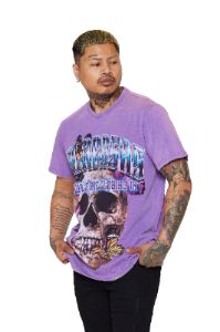"CLOSE" VINTAGE PURPLE TEE sold by valabasas