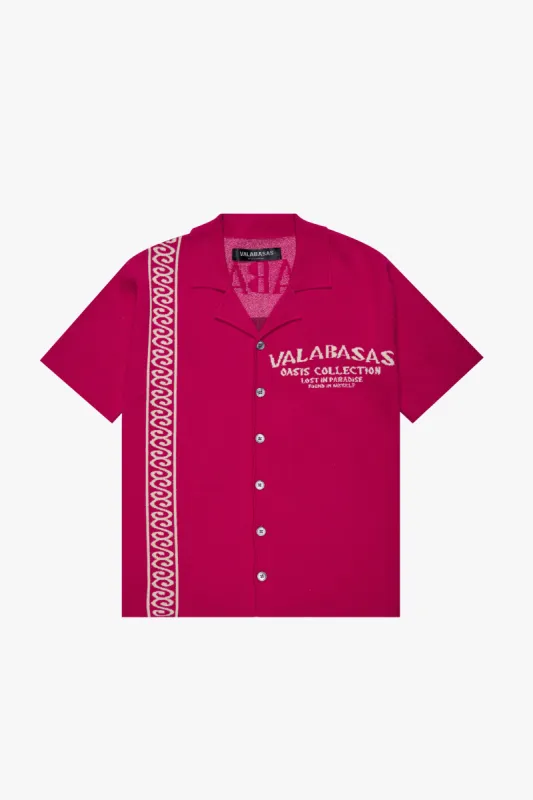 "LOS PALMAS" BUTTON-DOWN PINK made by valabasas