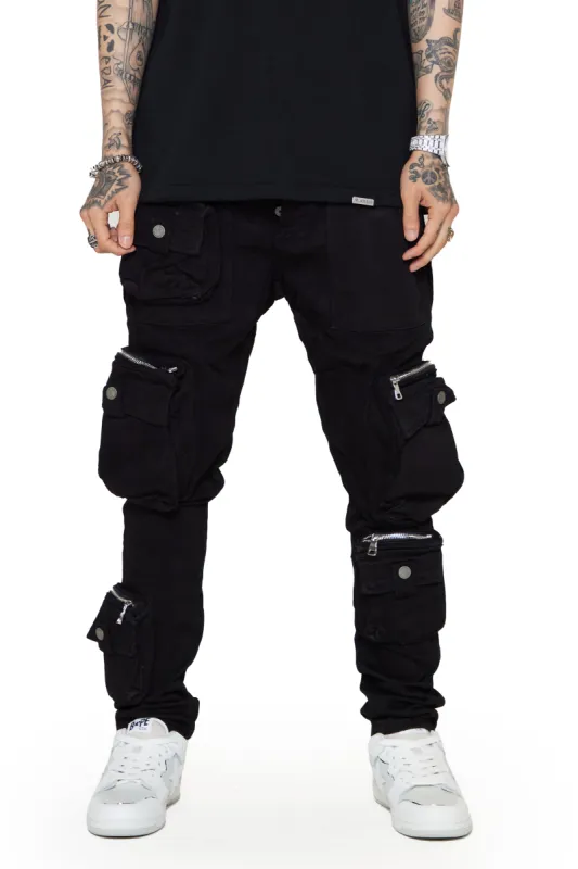 VALABASAS JEANS  “FEDERAL” NERO made by valabasas