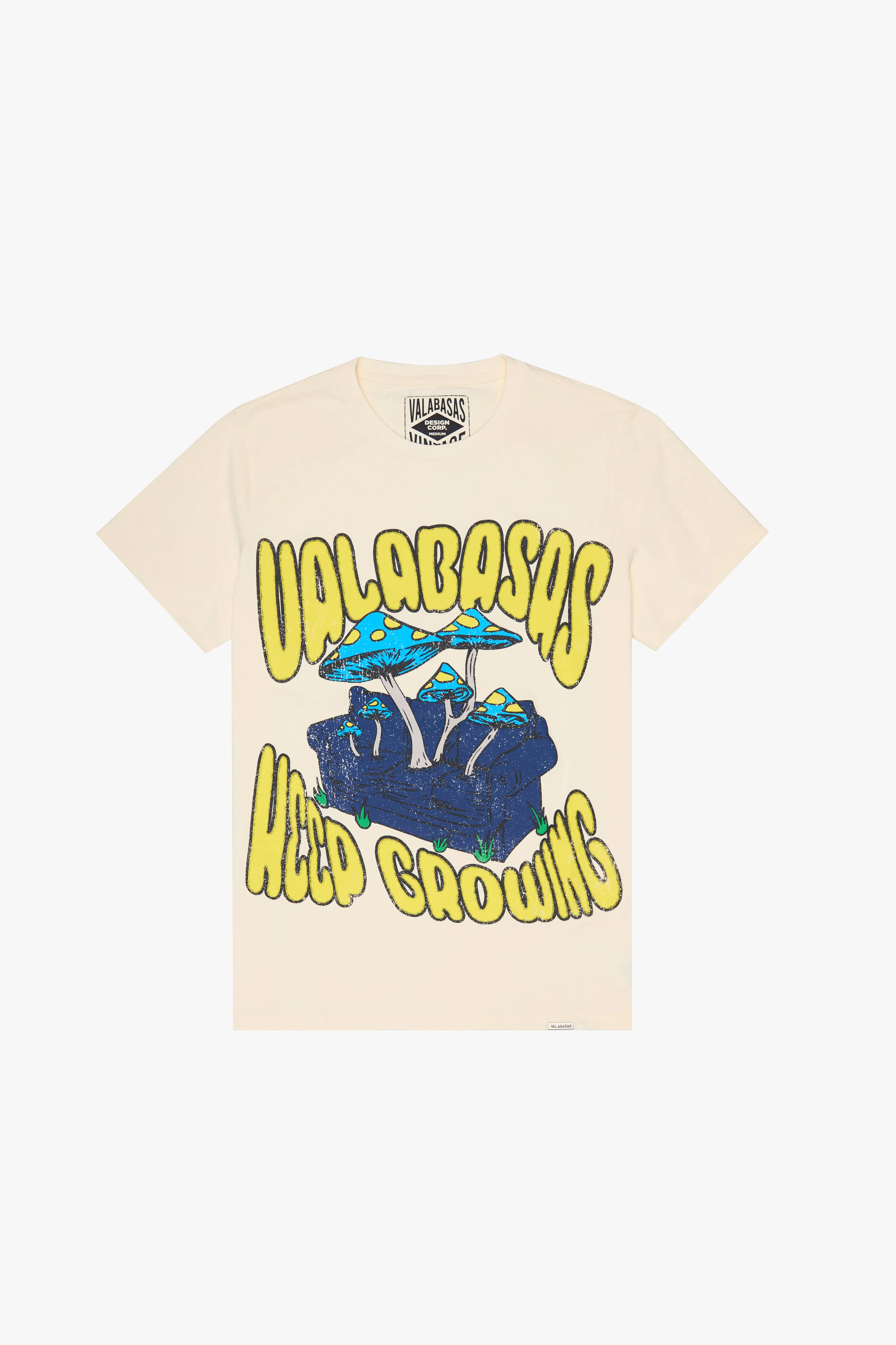 "GROWING PLACES" VINTAGE CREAM TEE sold by valabasas