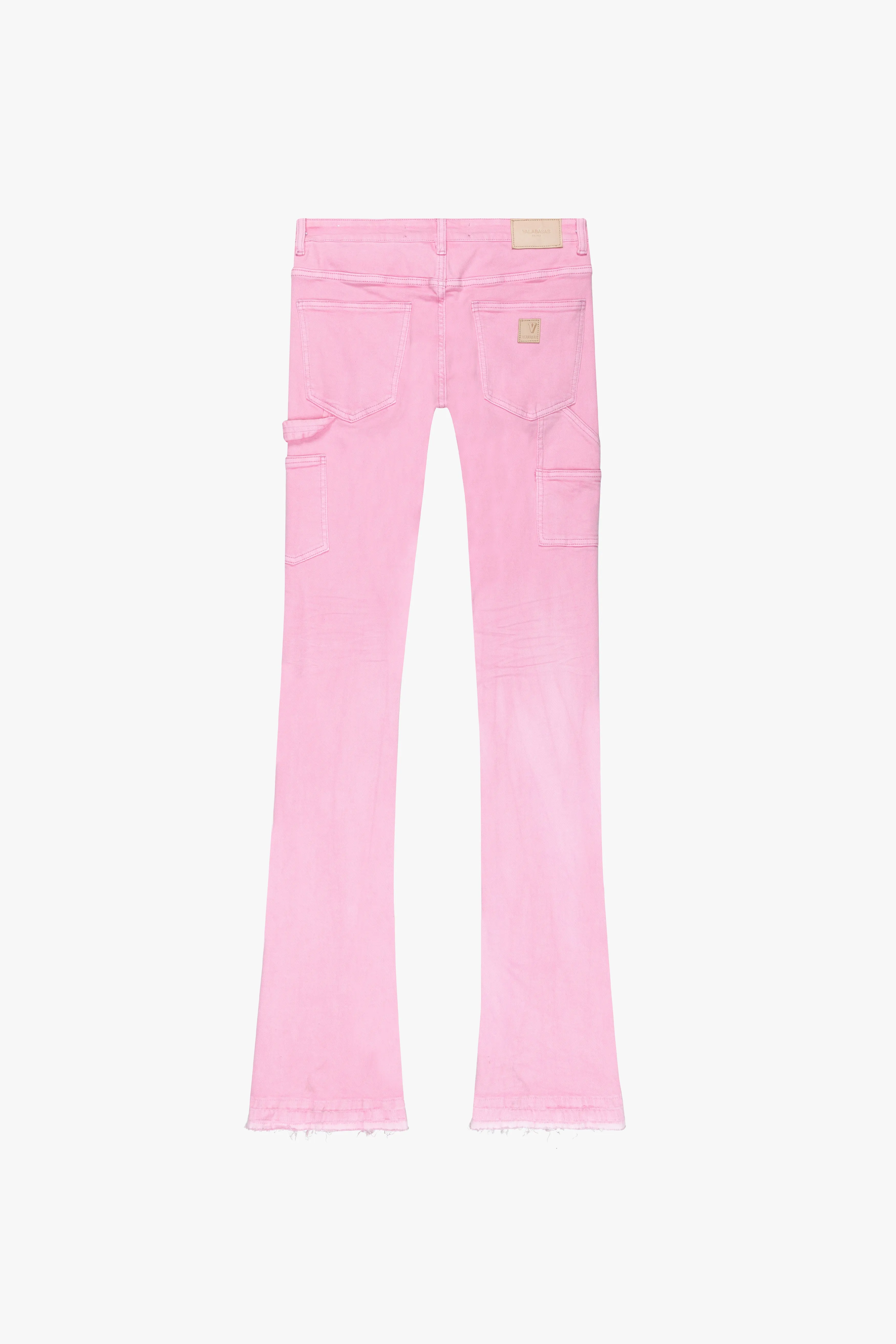 "MR. EXTENDO" PINK STACKED FLARE JEAN sold by valabasas product image thumbnail 3
