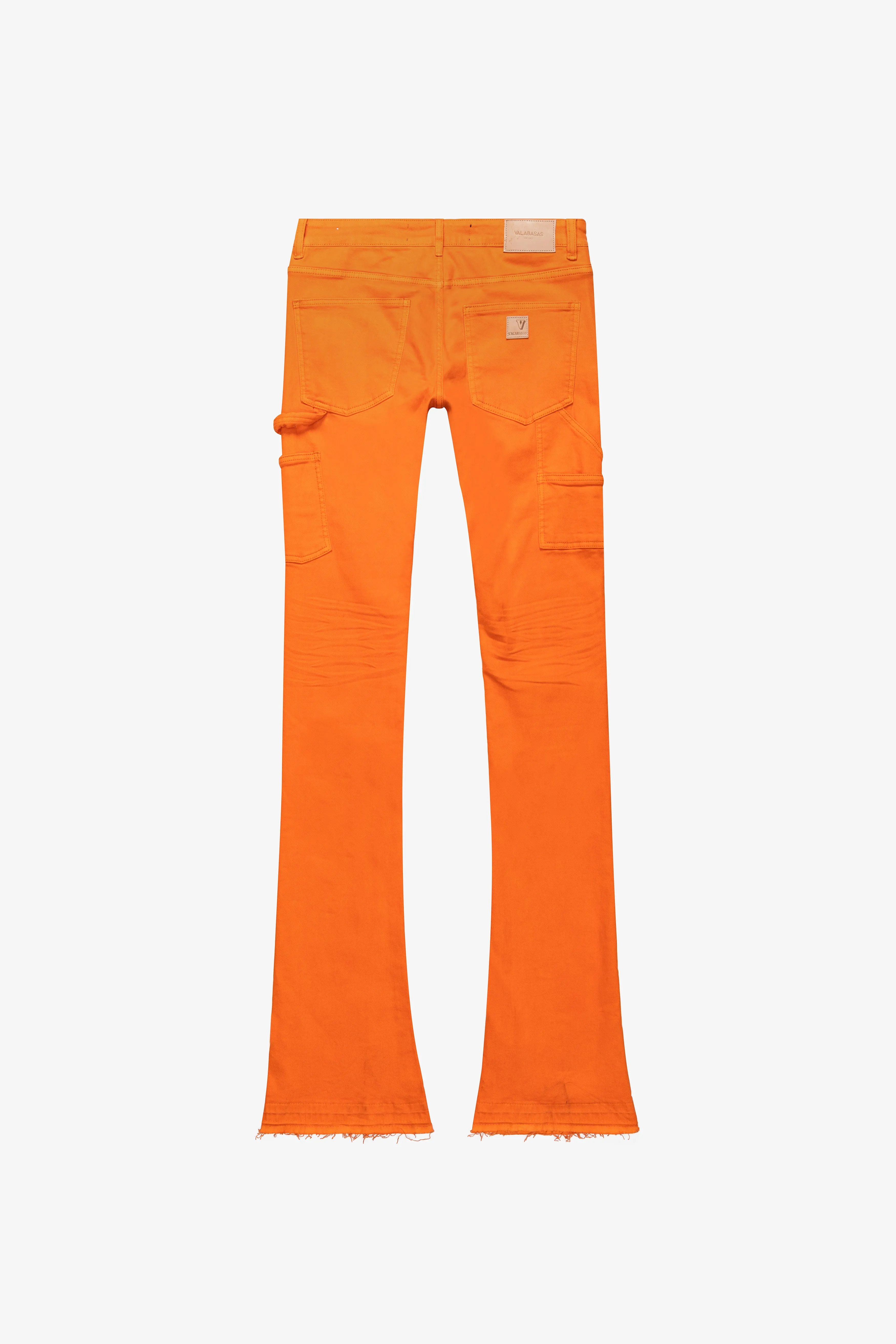 "MR. EXTENDO" STACKED FLARE JEAN ORANGE SUPER sold by valabasas product image thumbnail 3