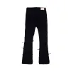 "PHOENIX" BLACK STACKED FLARE JEAN sold by valabasas