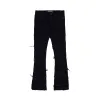 "PHOENIX" BLACK STACKED FLARE JEAN sold by valabasas