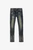 "STREAMLINE" DK VINTAGE WASHED STACKED FLARE JEAN sold by valabasas
