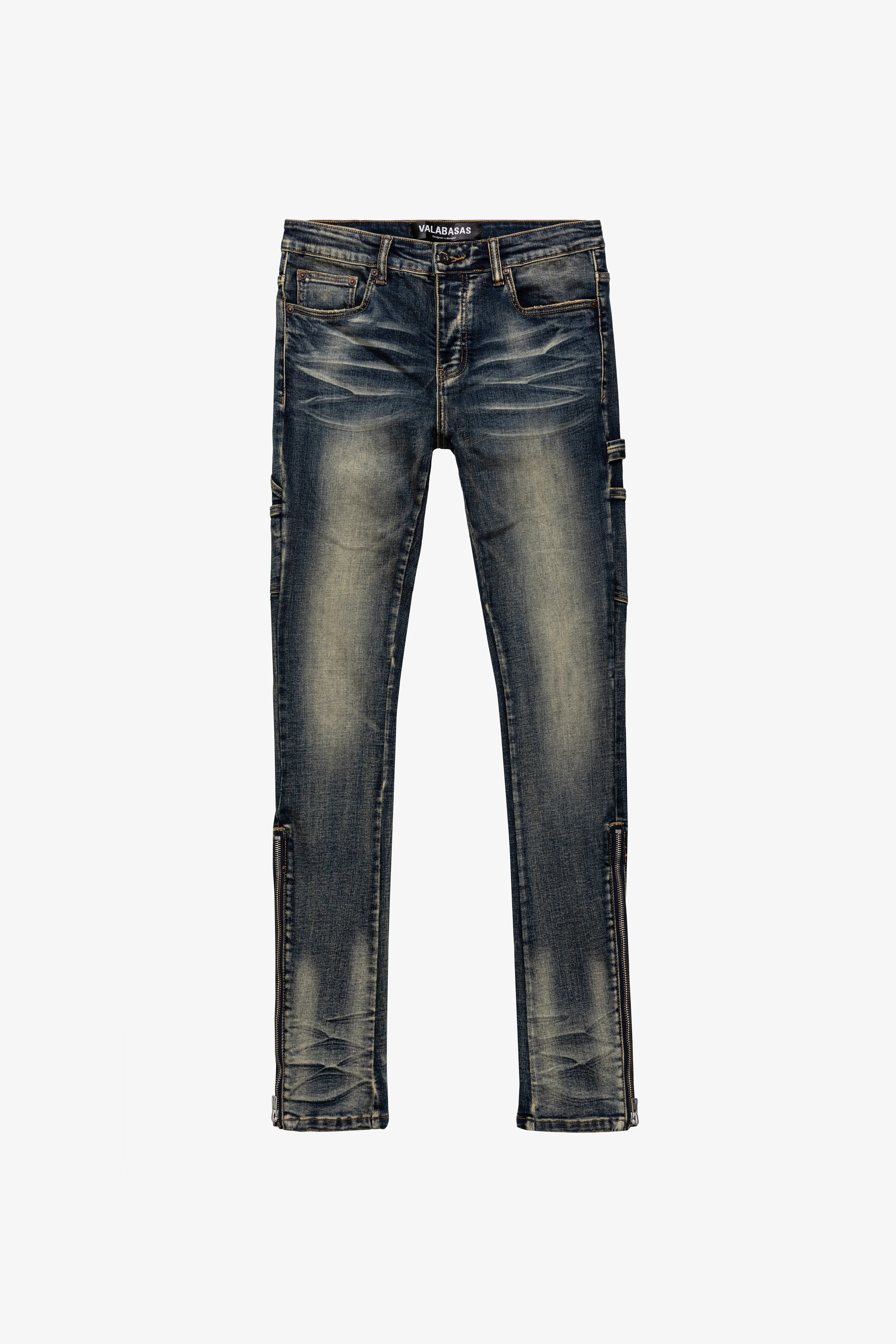 "STREAMLINE" STACKED FLARE JEAN DK VINTAGE WASHED sold by valabasas product image thumbnail 4