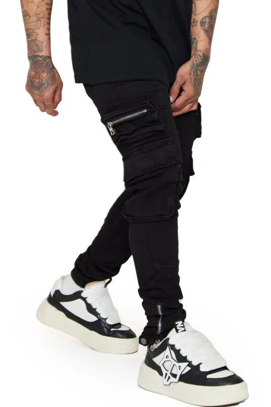 ‚ÄúFIGHTER‚Äù NERO SKINNY JEAN sold by valabasas