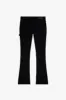 "RINGER” BLACK STACKED FLARE JEAN sold by valabasas