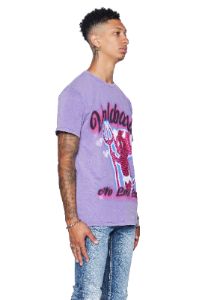 "NOLOVELOST" VINTAGE PURPLE TEE sold by valabasas