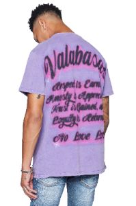 "NOLOVELOST" VINTAGE PURPLE TEE sold by valabasas