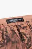 "INKSTRIKE” TAN BLACK STACKED FLARE JEAN sold by valabasas