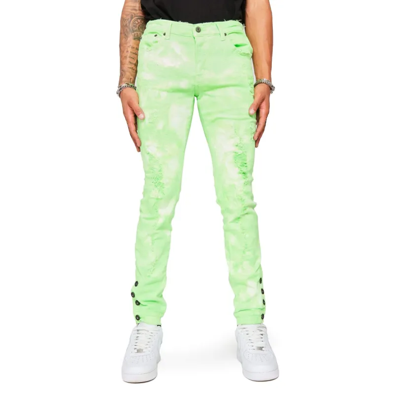 “V45" Skinny Jeans Verde sold by valabasas