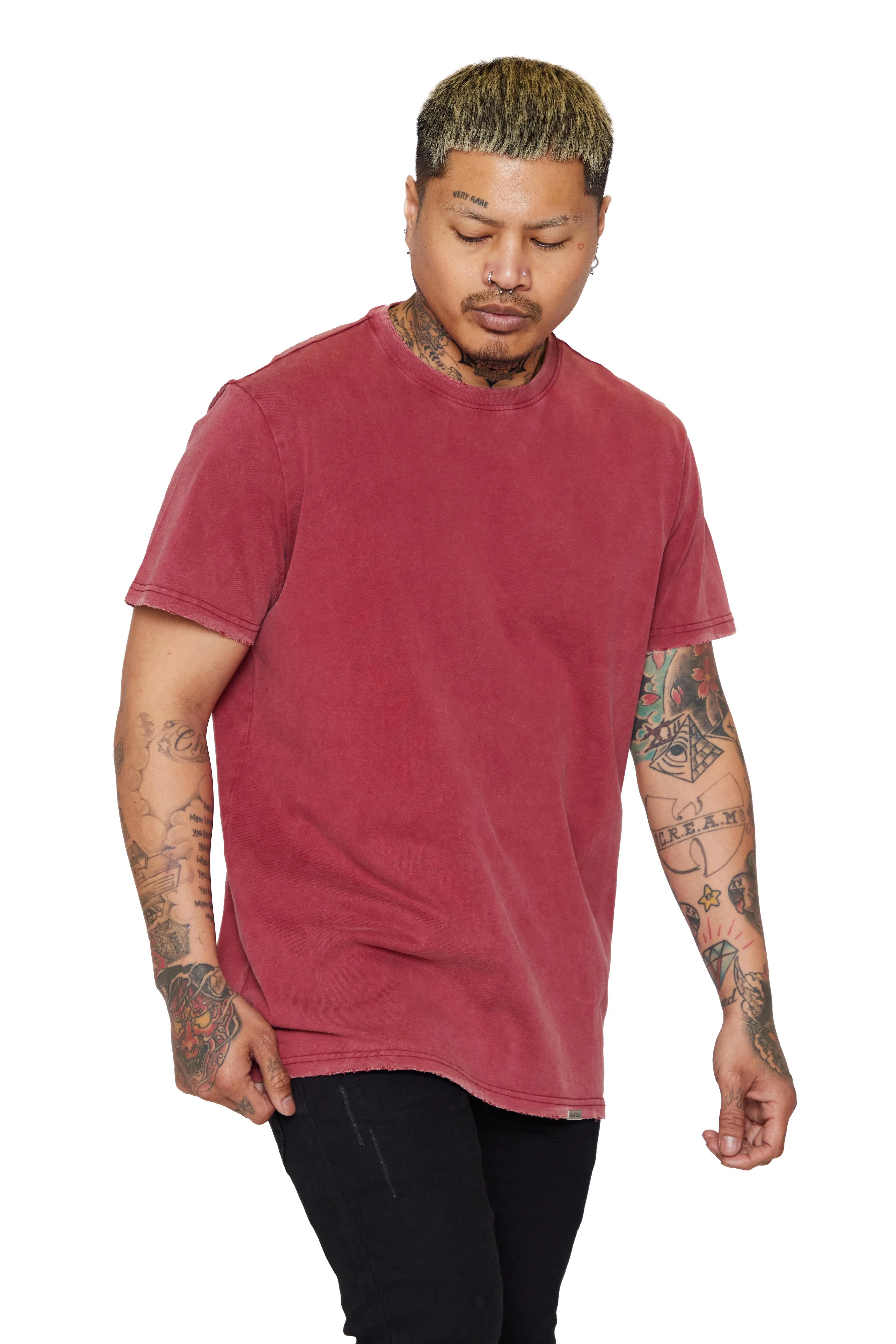 VALABASAS TEE "VALA-CORE" VINTAGE DATE RED sold by valabasas product image thumbnail 3