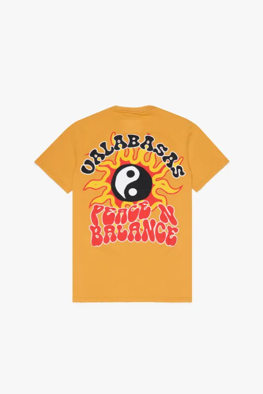 "ALL BALANCED" VINTAGE CITRUS TEE sold by valabasas