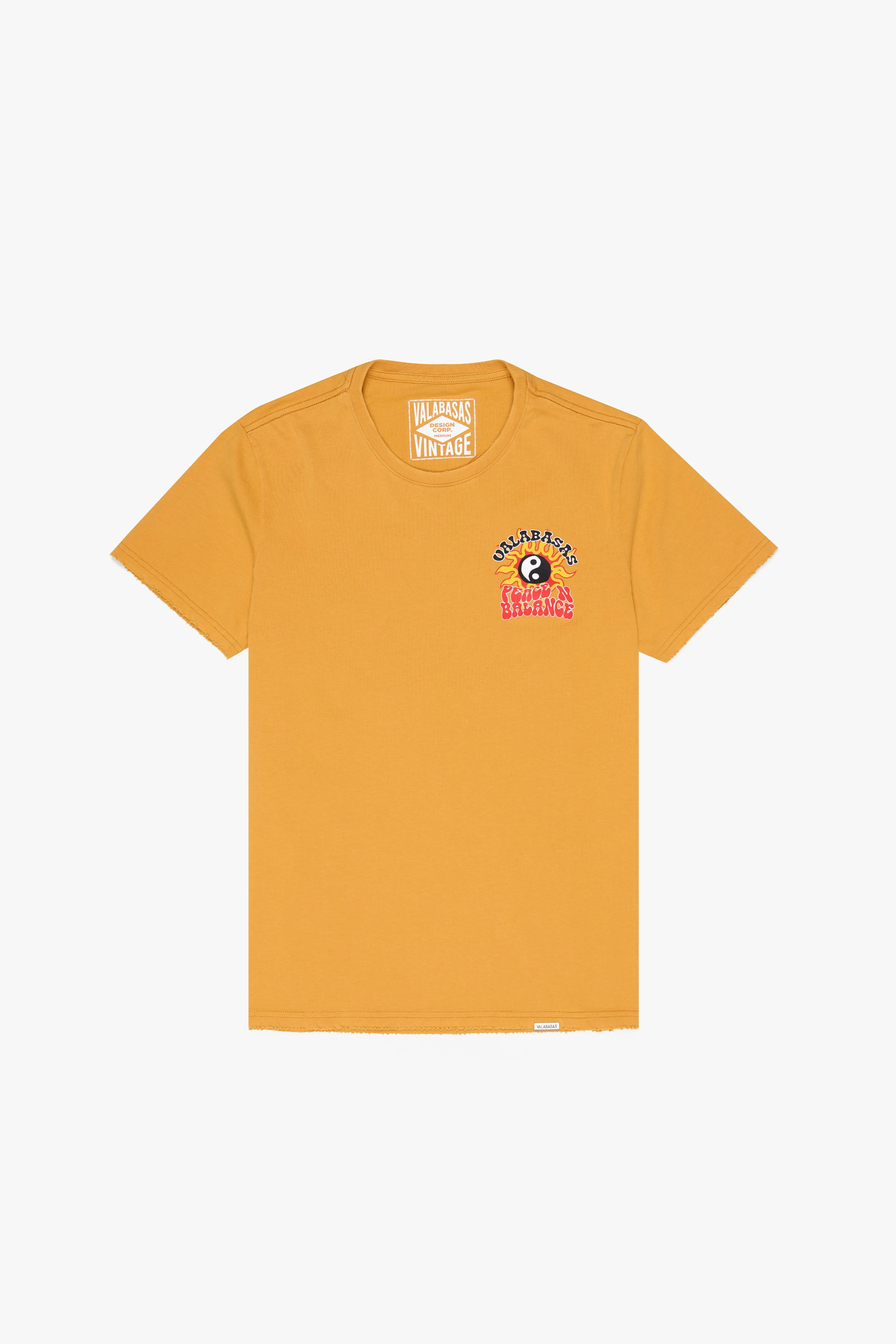"ALL BALANCED" VINTAGE CITRUS TEE sold by valabasas product image thumbnail 2
