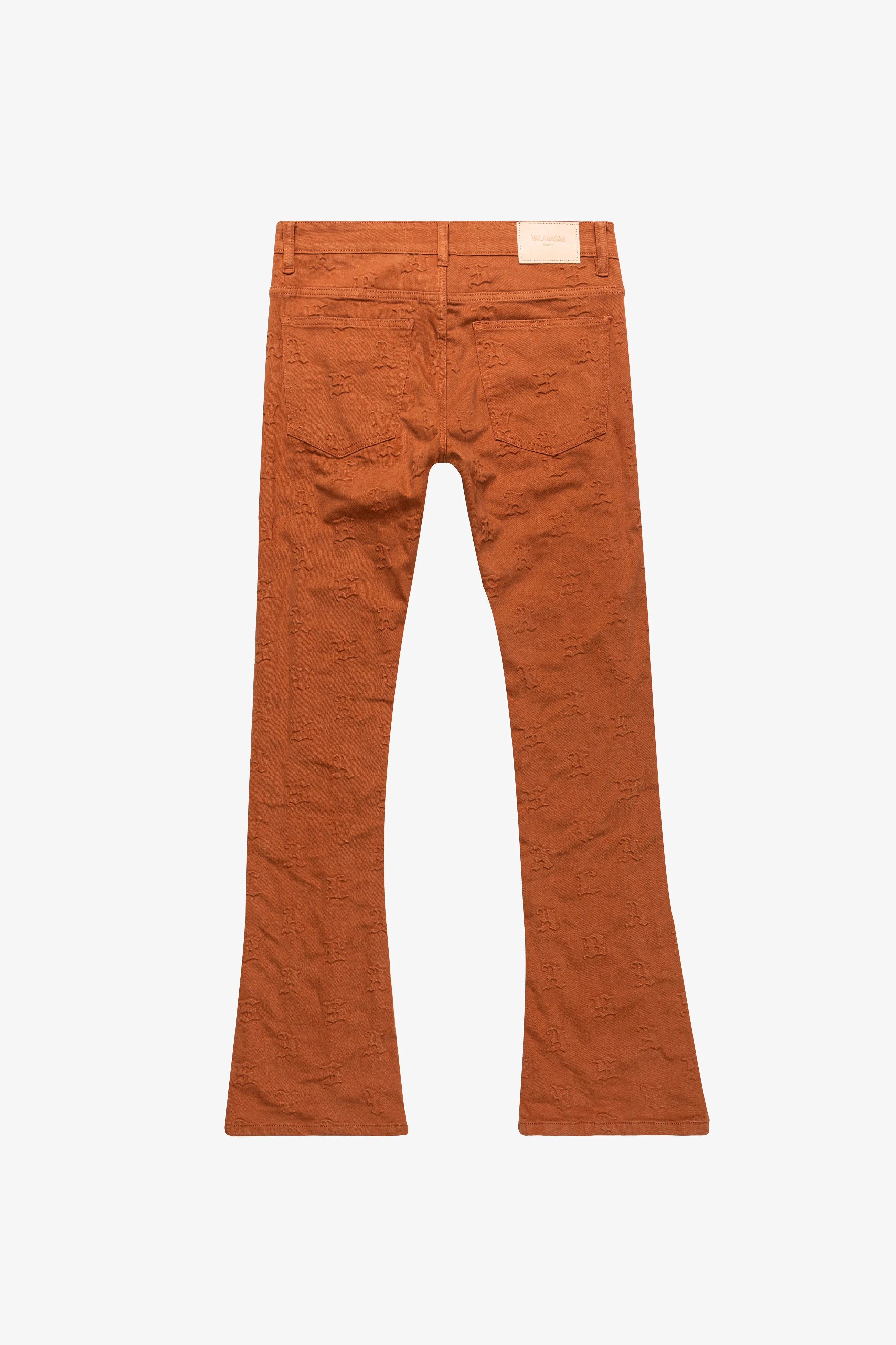 "FRITH” STACKED FLARE JEAN TANGERINE sold by valabasas product image thumbnail 3