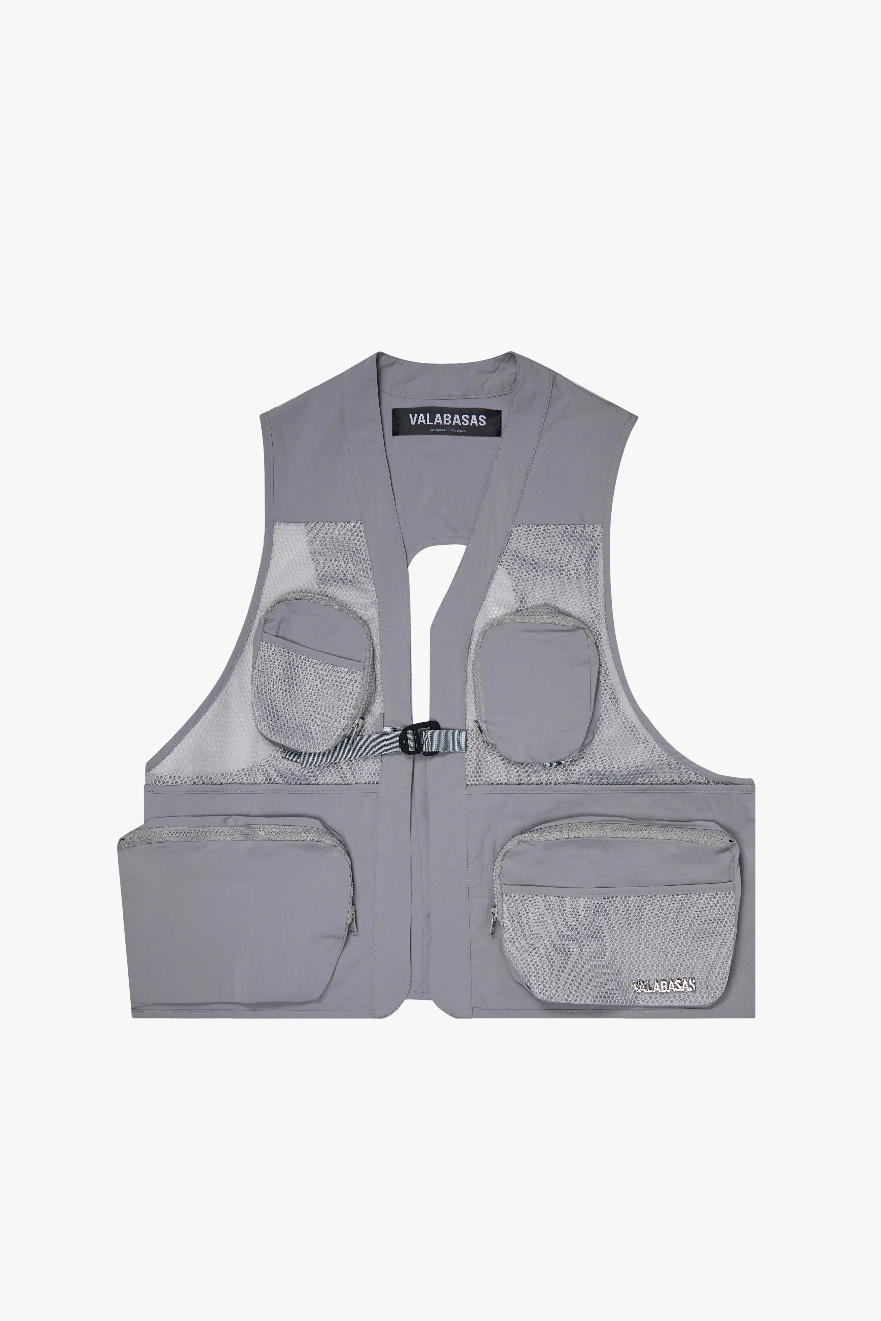 "TACTICAL MESH" NYLON VEST GREY sold by valabasas