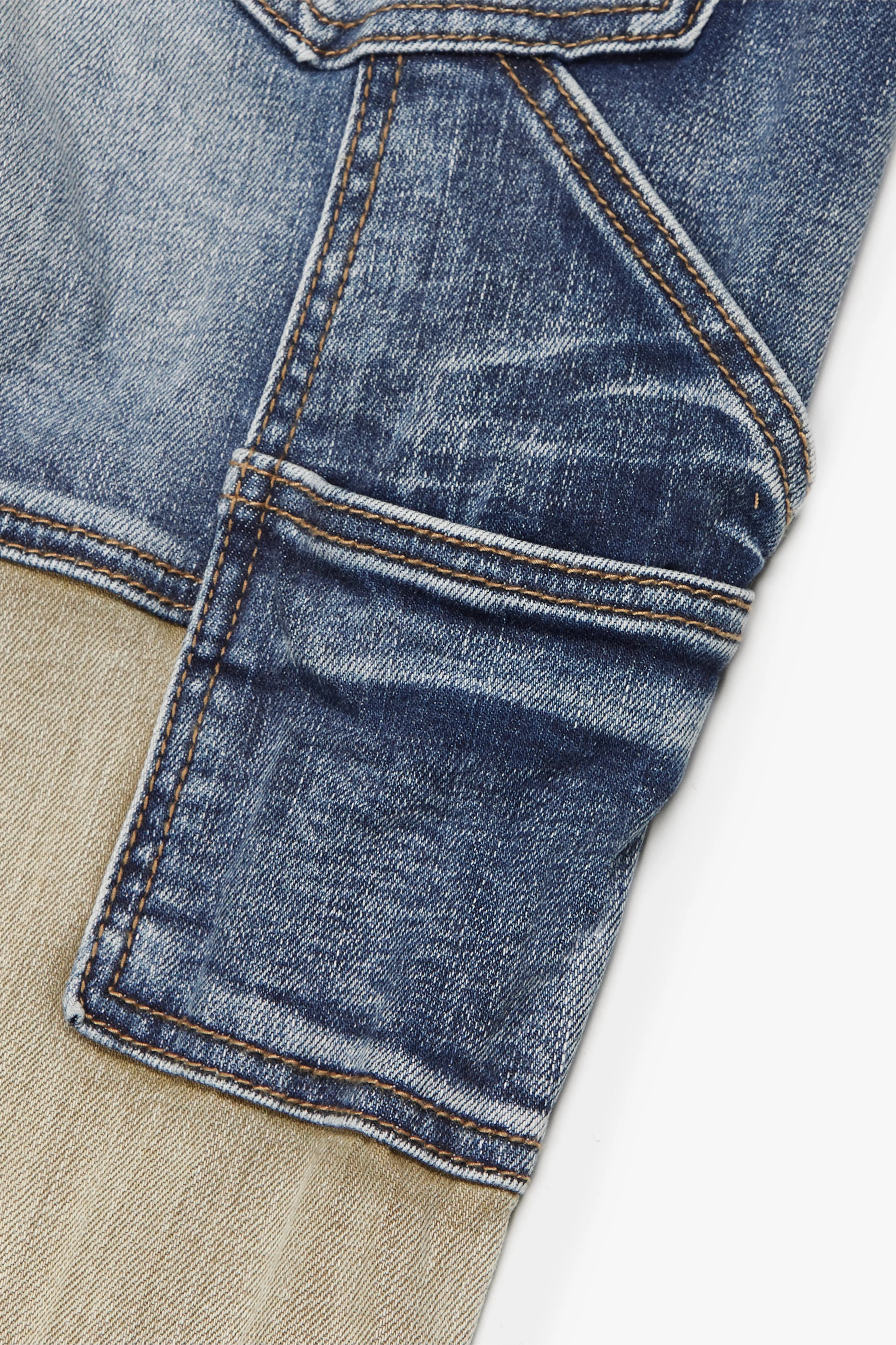 "CHICAGO" CORAL REEF STACKED FLARE JEAN sold by valabasas product image thumbnail 5