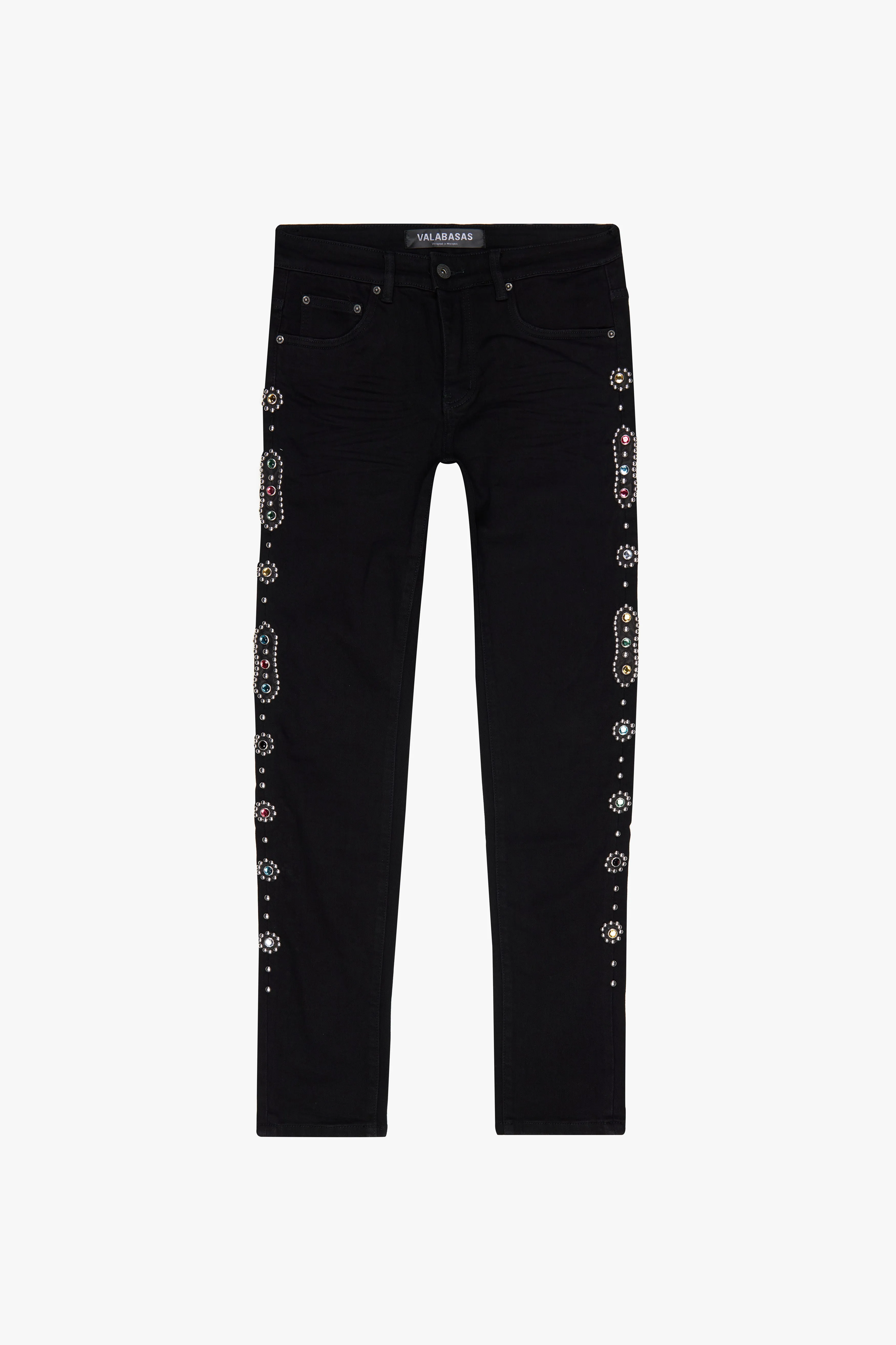 "ARCHERY" BLACK WASHED SKINNY JEAN sold by valabasas