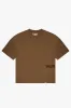 "BASIC" BROWN OVERSIZED TEE sold by valabasas