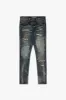 "SLEDGE" VINTAGE BLUE WASH SKINNY JEAN sold by valabasas